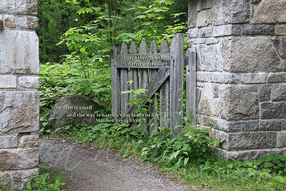 Enter the Narrow Gate