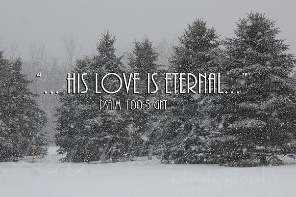 His love is eternal
