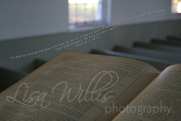 My Word Shall Not Return Void